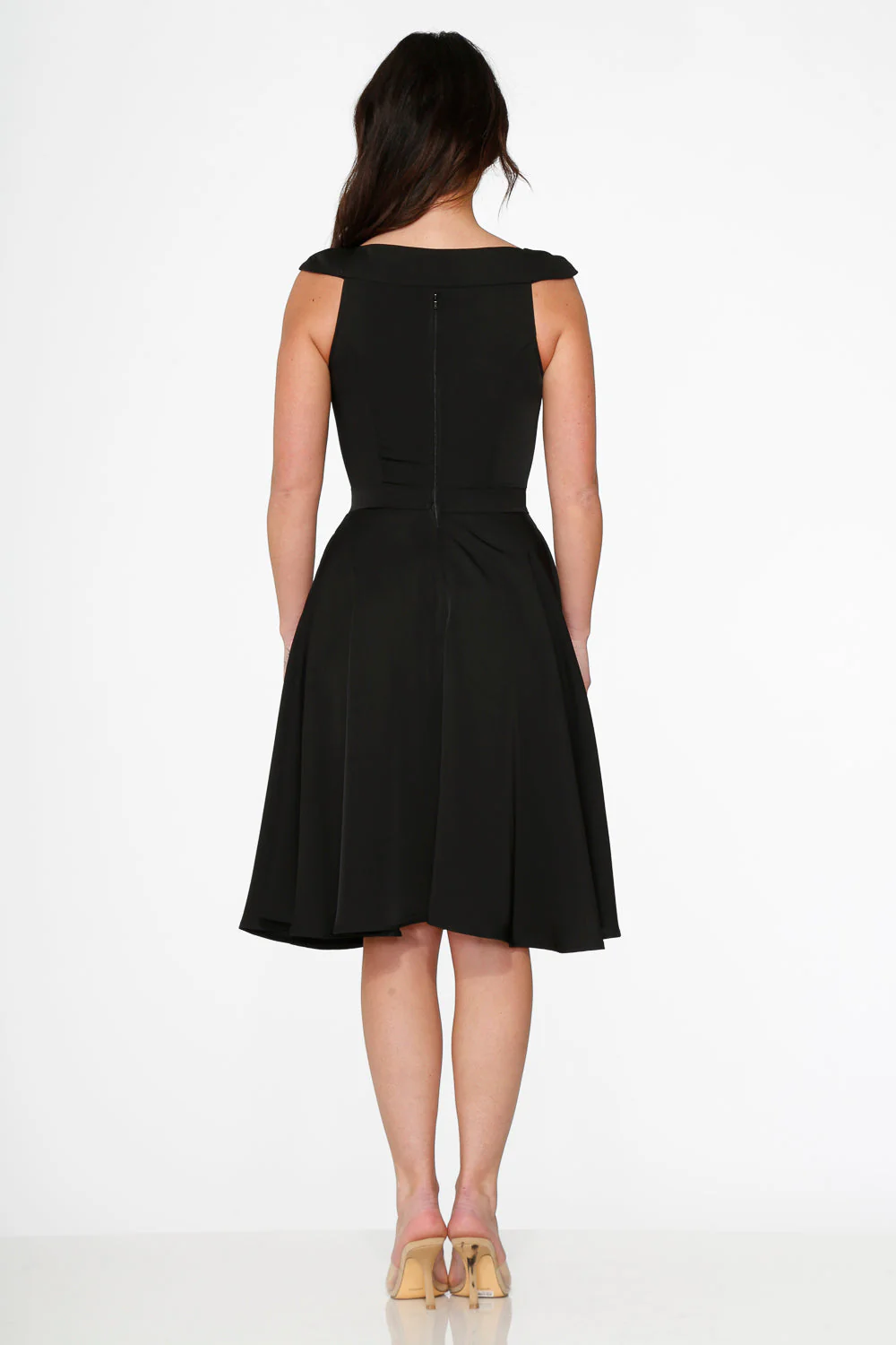 Black Occasional Swing Dress - Olabens