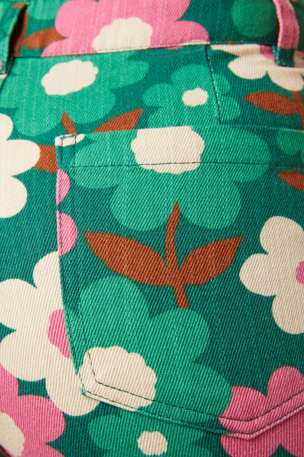 Renee Floral Flare Jean - Olabens