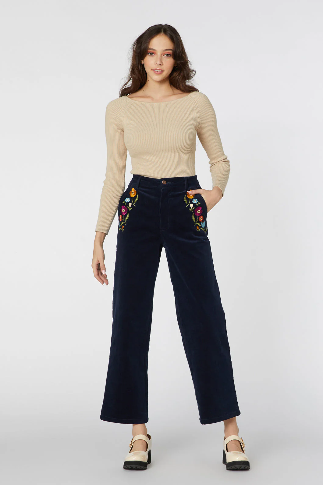 Ingrid Floral Jean - Olabens