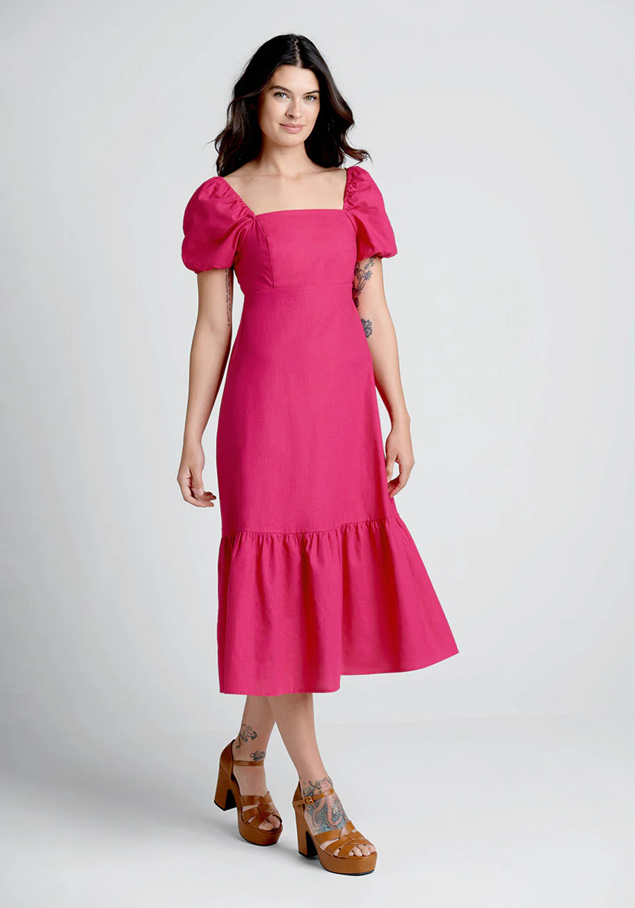 Days Dance Into Dusk Midi Dress - Olabens