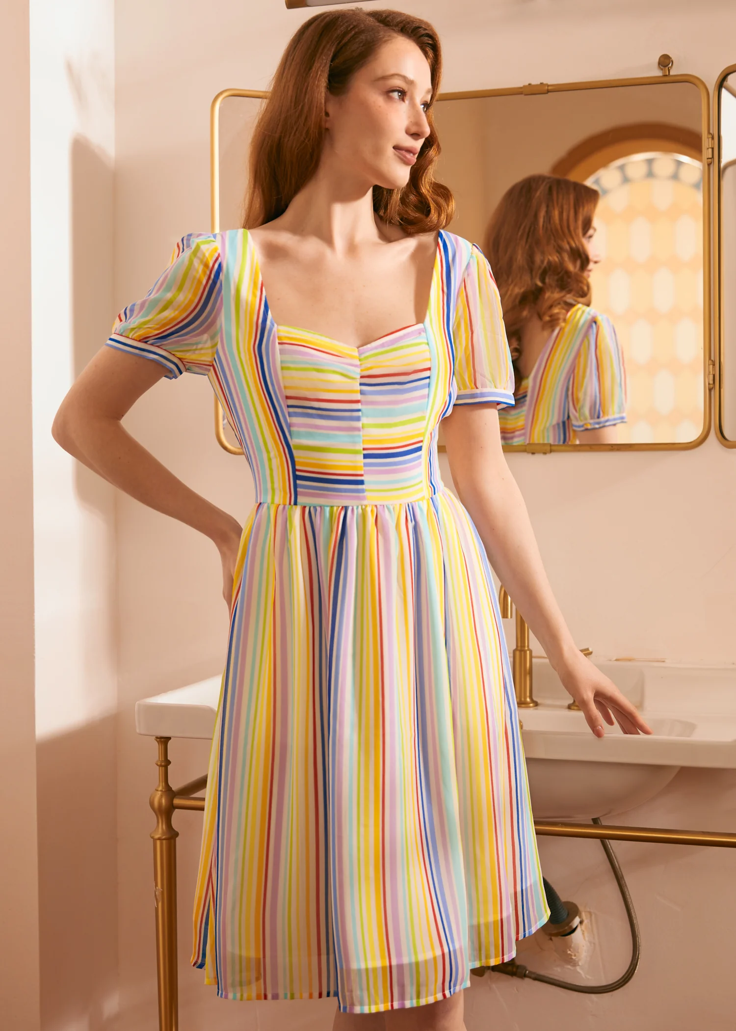 Love Charm Fit and Flare Dress - Olabens