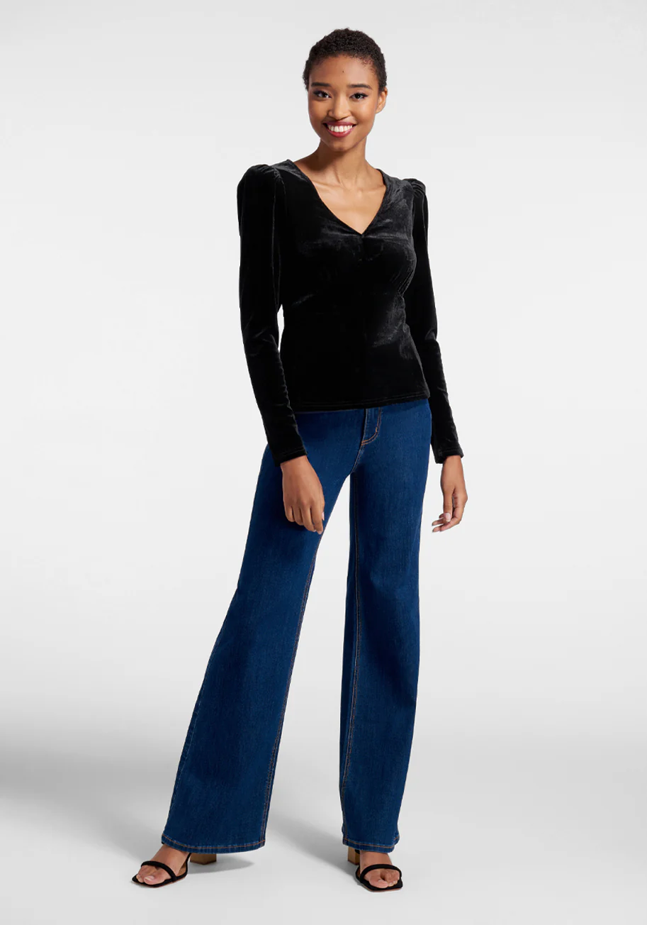 My First Crush Velvet Top - Olabens