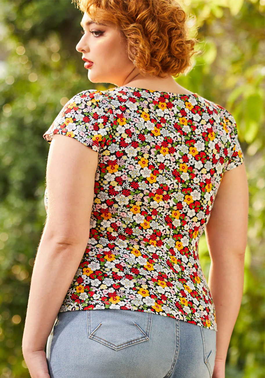 Sweet Thing Square Neck Top - Olabens