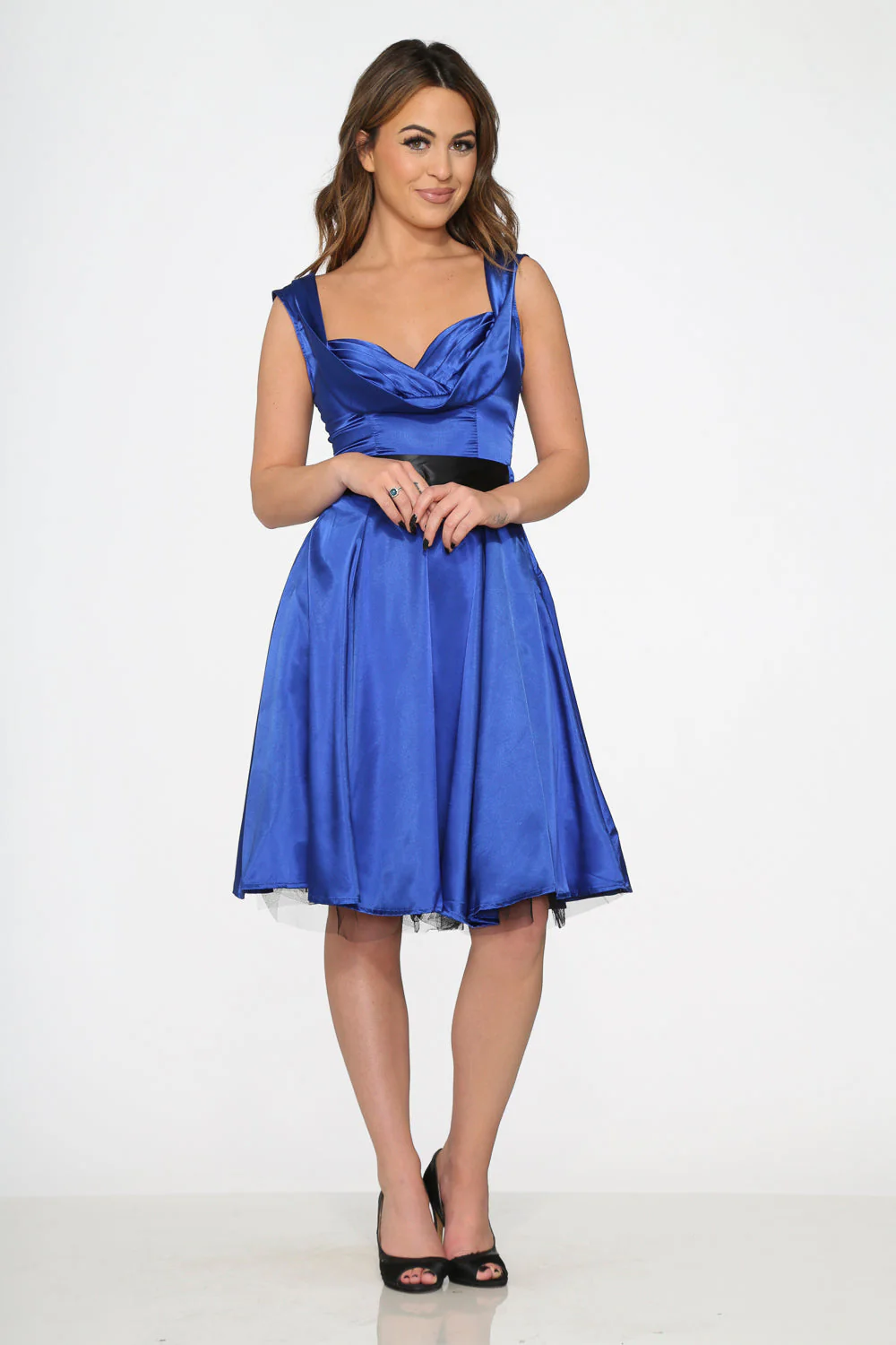 Blue Occasional Swing Dress - Olabens