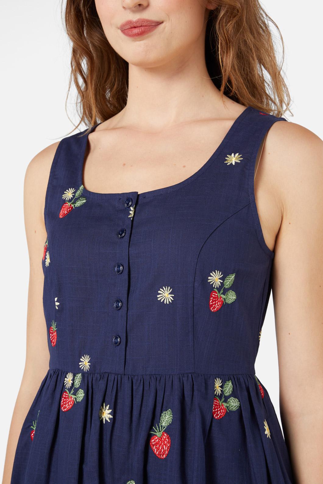 Sweet Jam Emb Dress - Olabens