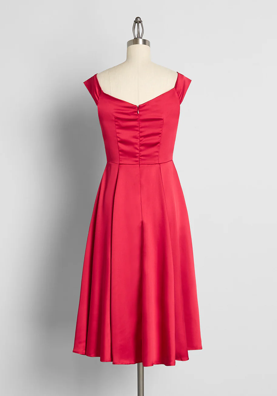 The Prettiest Present Swing Dress - Olabens