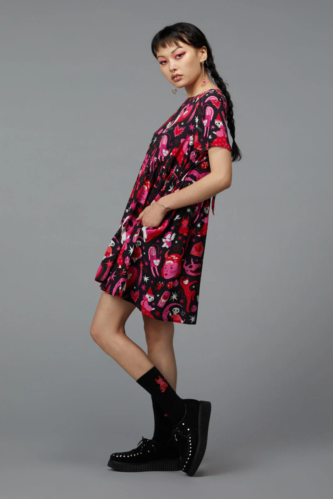 Devil Dance Party Dress - Olabens