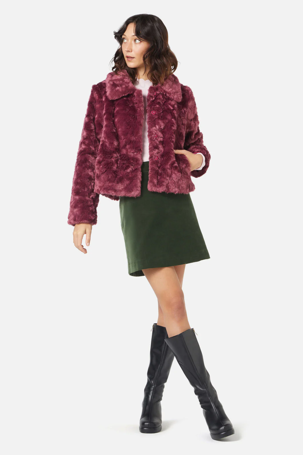 Tessa Fur Jacket - Olabens