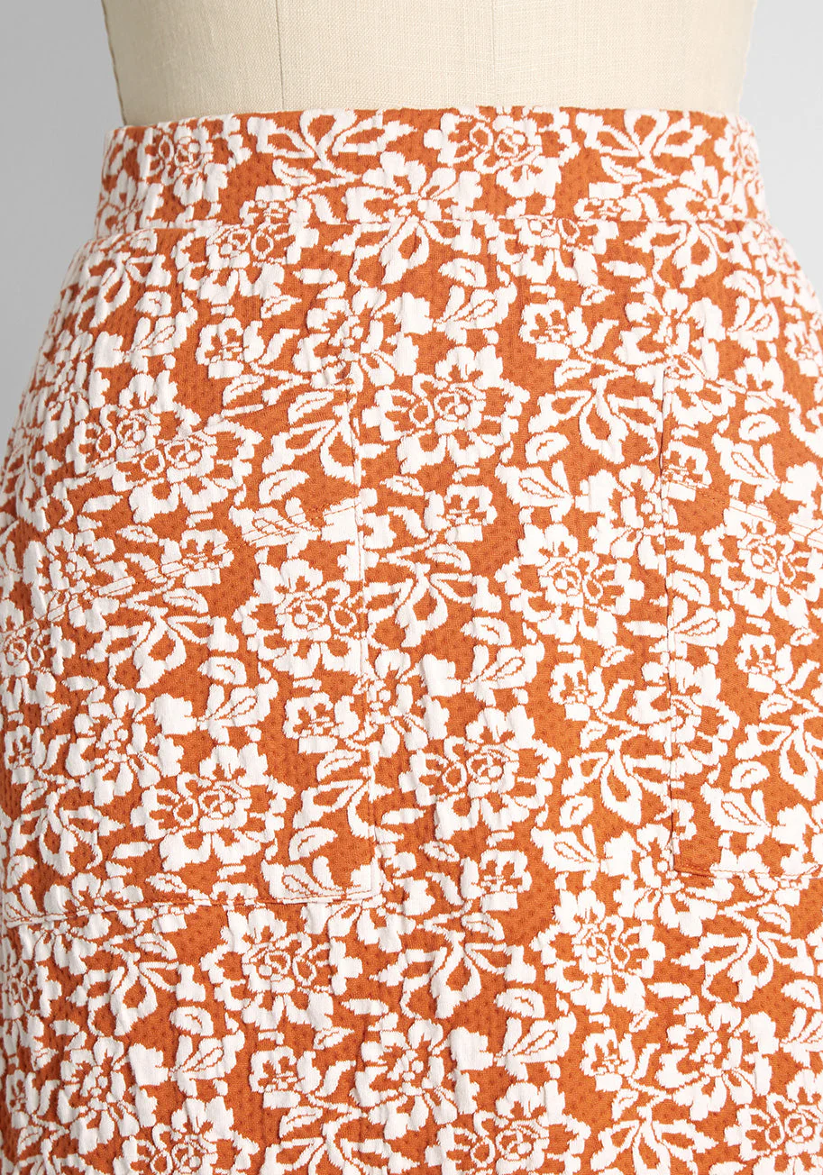 Ready, Rosette, Go! Knit A-Line Skirt - Olabens