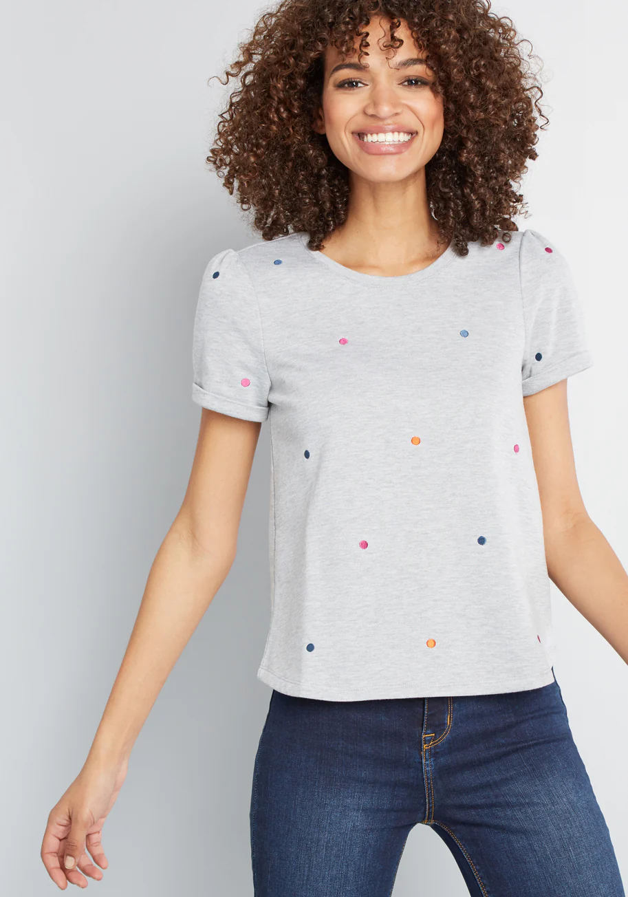 Plan on It Short Sleeve Sweatshirt - Olabens