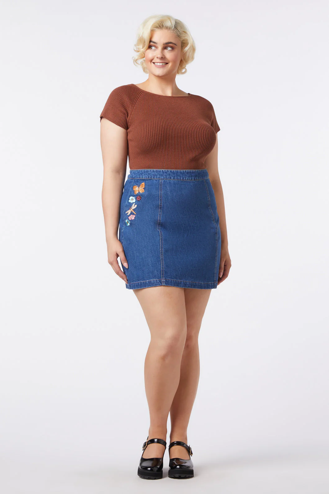 Flora Embroidered Skirt - Olabens