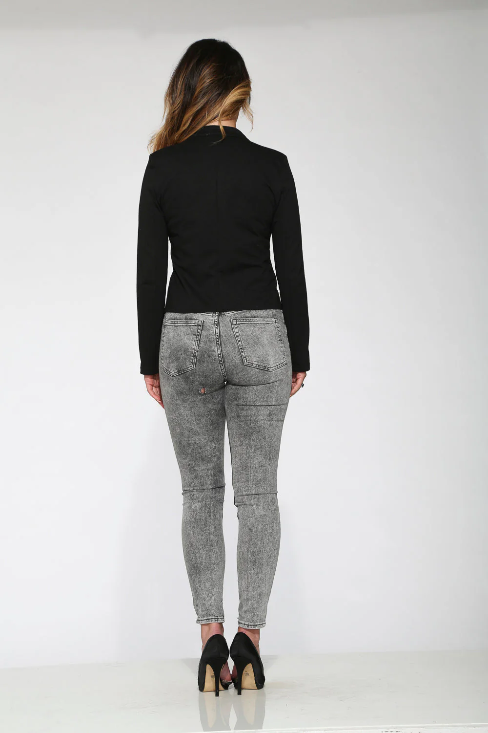 Black Military Jacket - Olabens