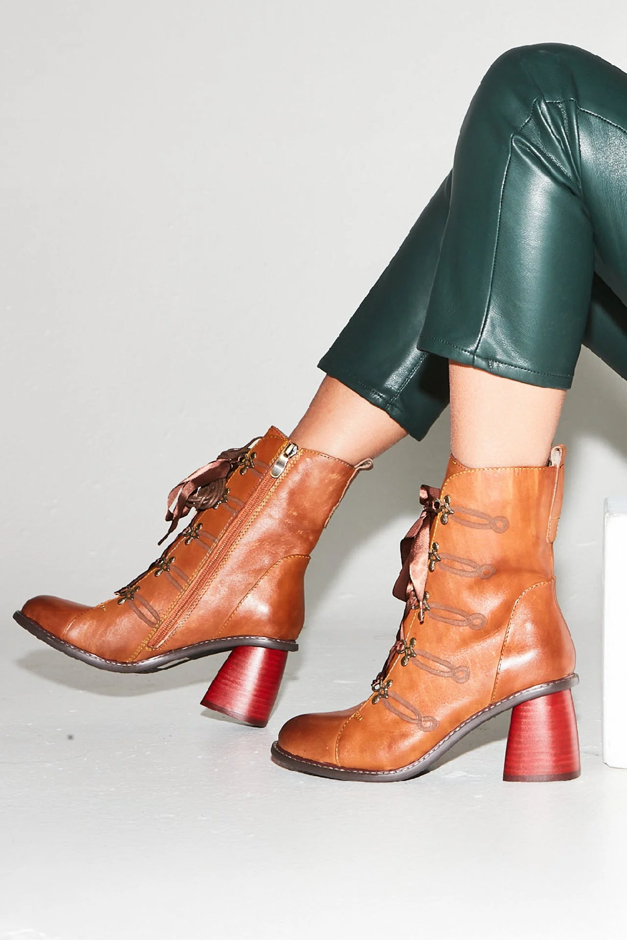 Geraldine Victorian Booties - Olabens