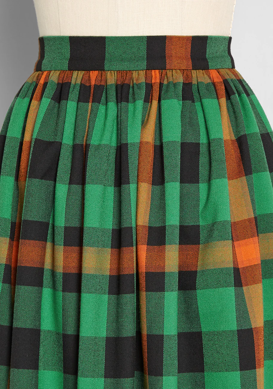 Isnyt x Collectif Fireplace Stories Swing Skirt - Olabens