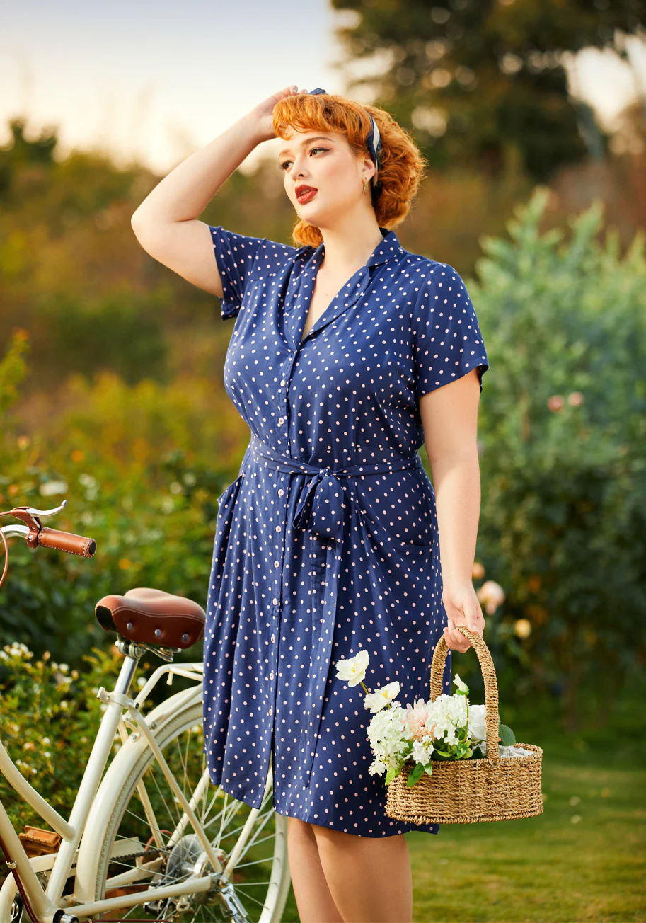 Playing House A-Line Shirt Dress - Olabens
