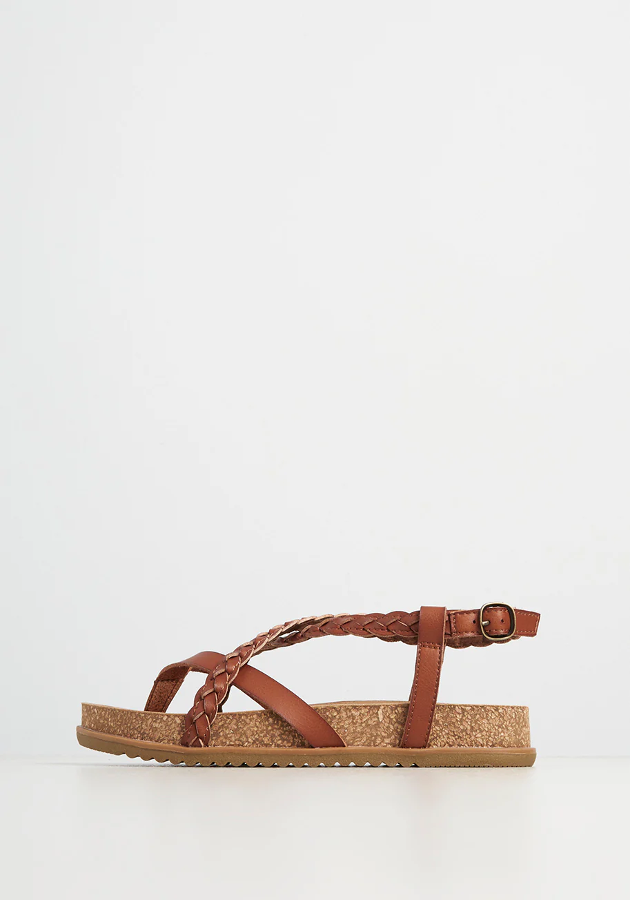 Casually Crossed Sandal - Olabens