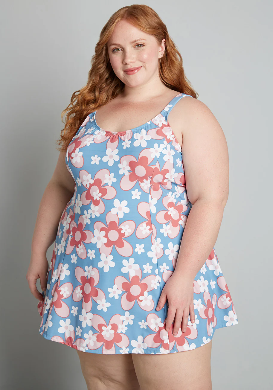 Let Fun Bloom One-Piece Swimsuit - Olabens
