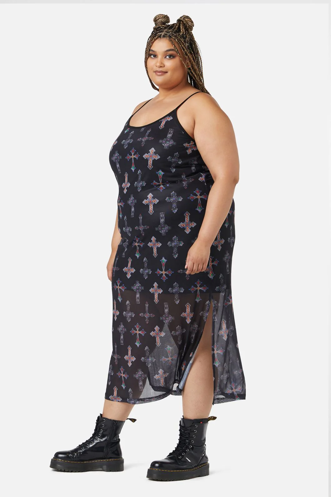 Hope Had Died Mesh Dress - Olabens