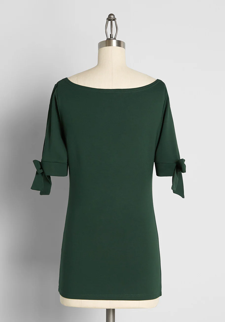 Bows For Show Tunic Top - Olabens