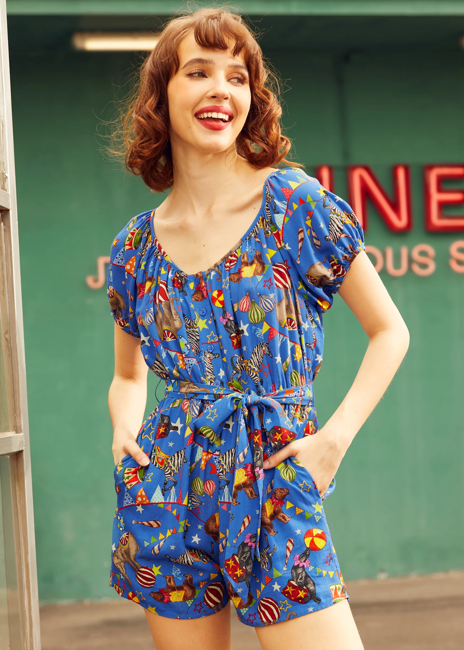 Easy Does It Button-Front Romper - Olabens
