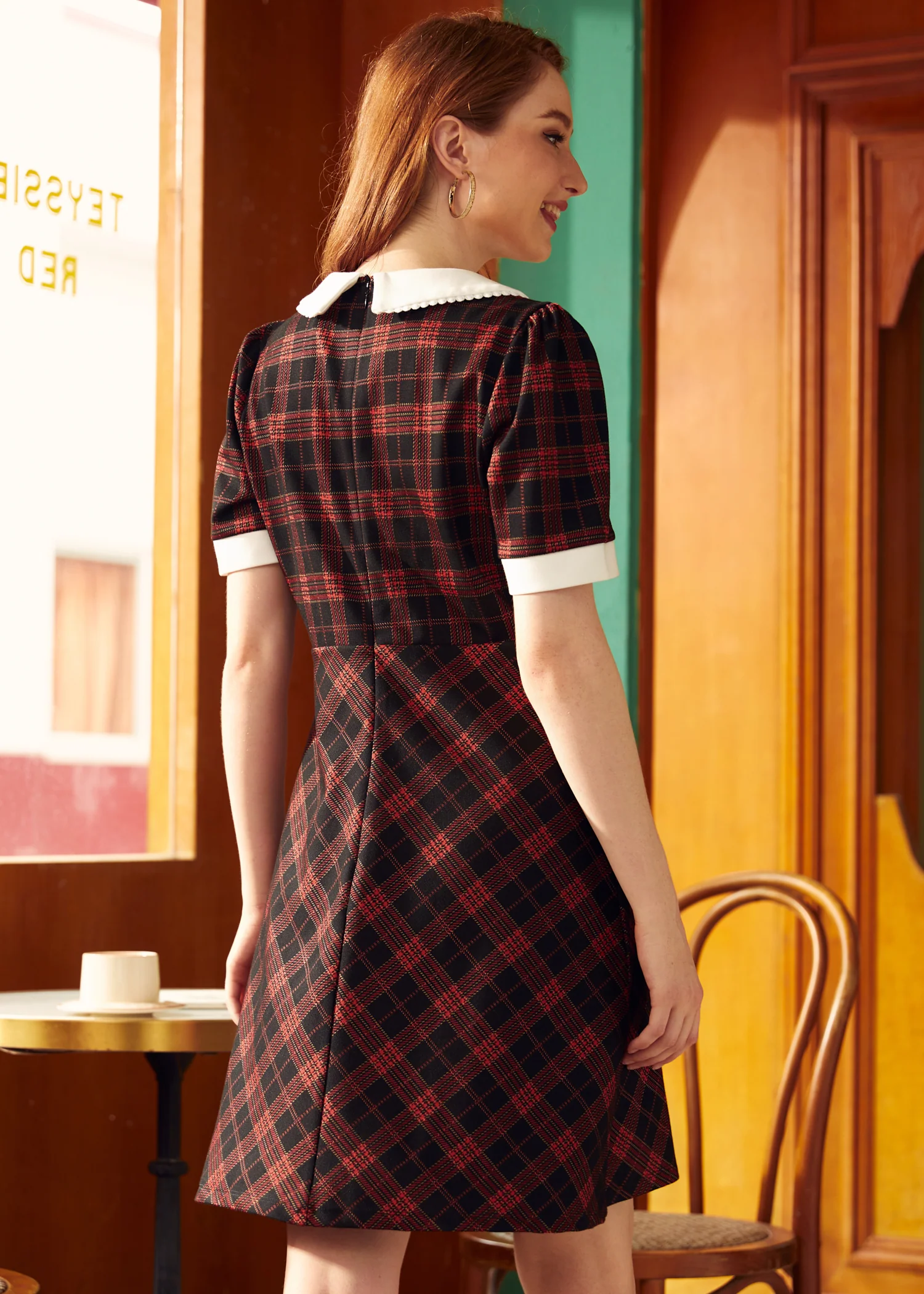 Soda Fountain Sweetie Empire Dress - Olabens