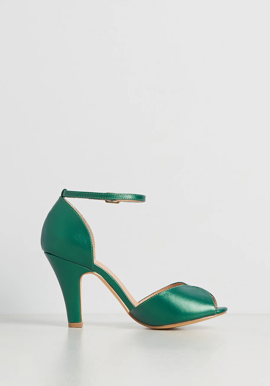 Fine Dining Peep Toe Heel - Olabens