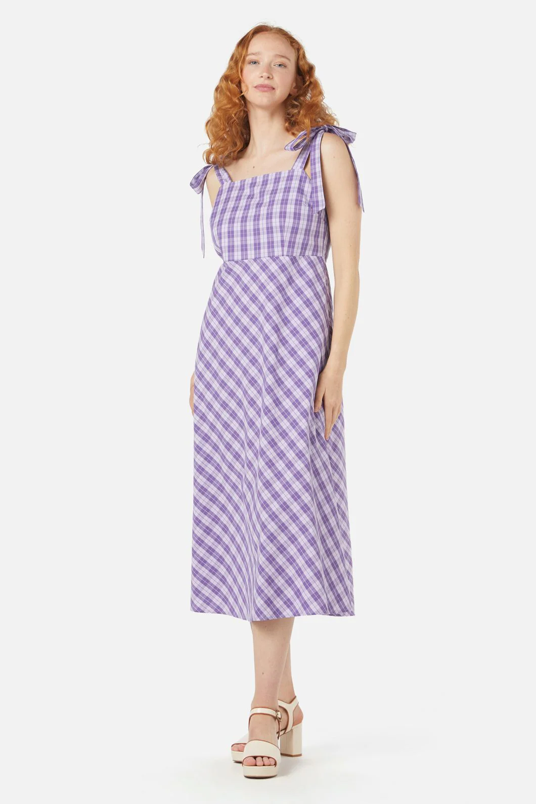 Juno Check Sundress - Olabens