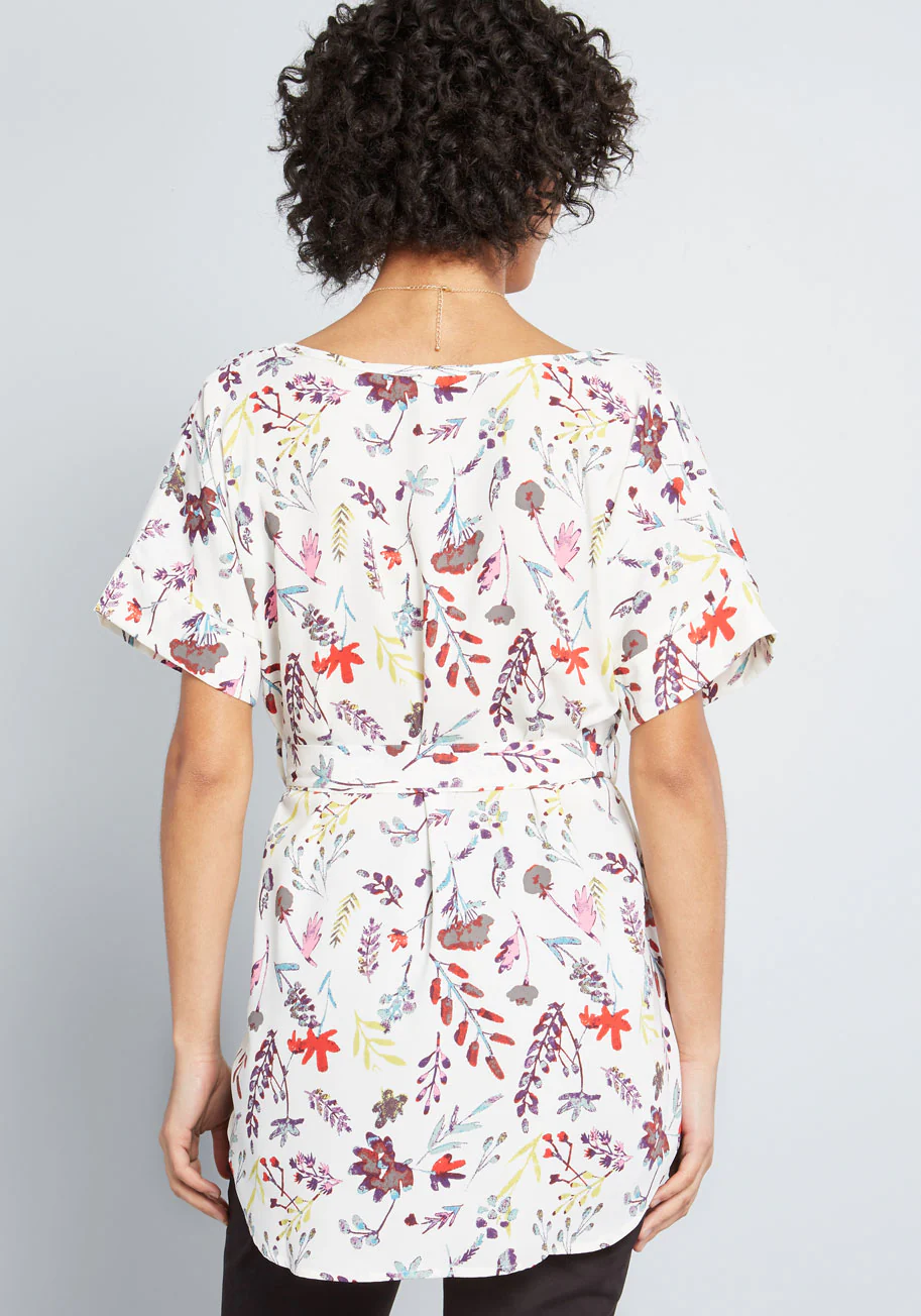 Medium Format Memory Tunic in Sprigs - Olabens