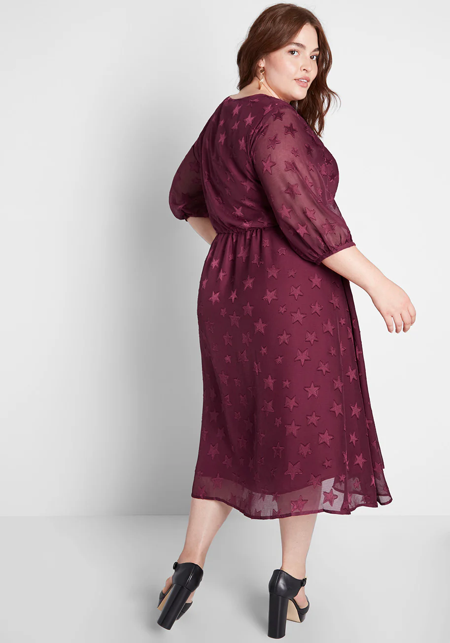 Wish Upon A Star A-Line Dress - Olabens