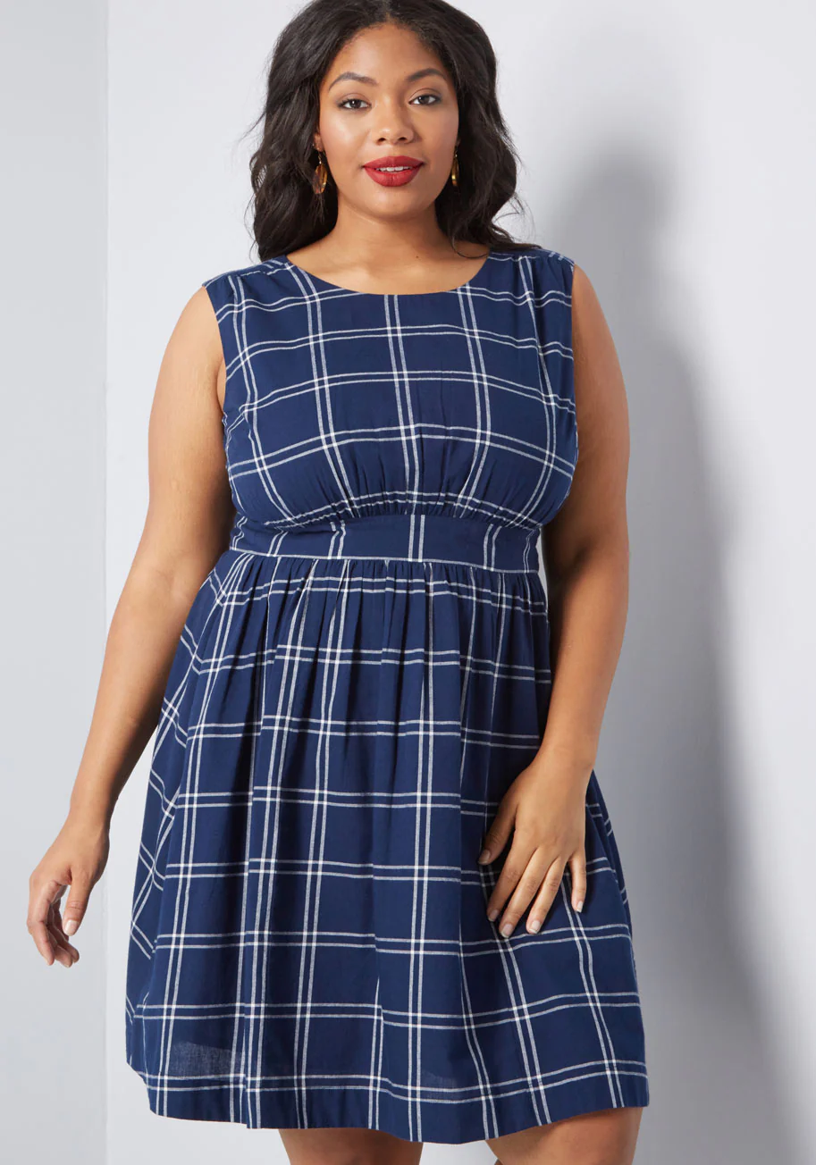 Too Much Fun A-Line Dress - Olabens