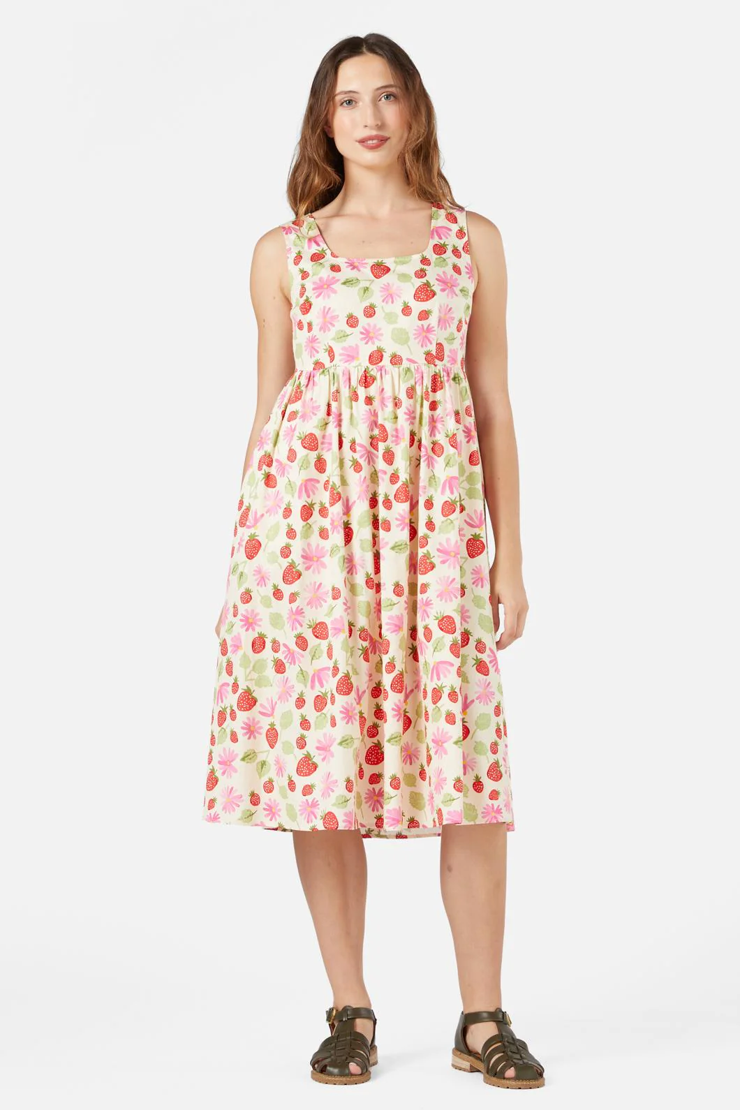 La Fraise Midi Dress - Olabens