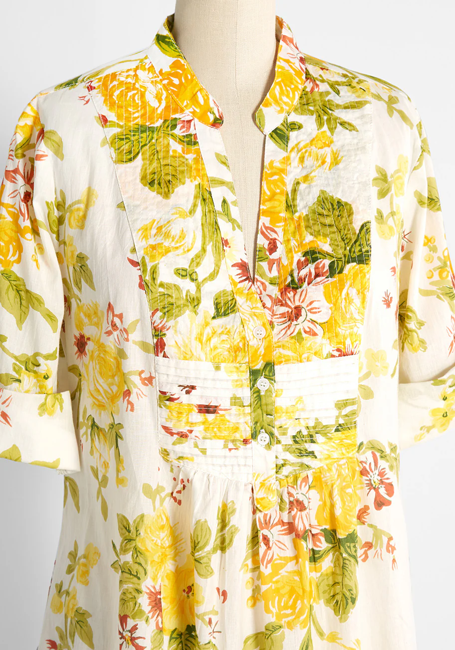 Back Road Ramble Cotton Tunic - Olabens