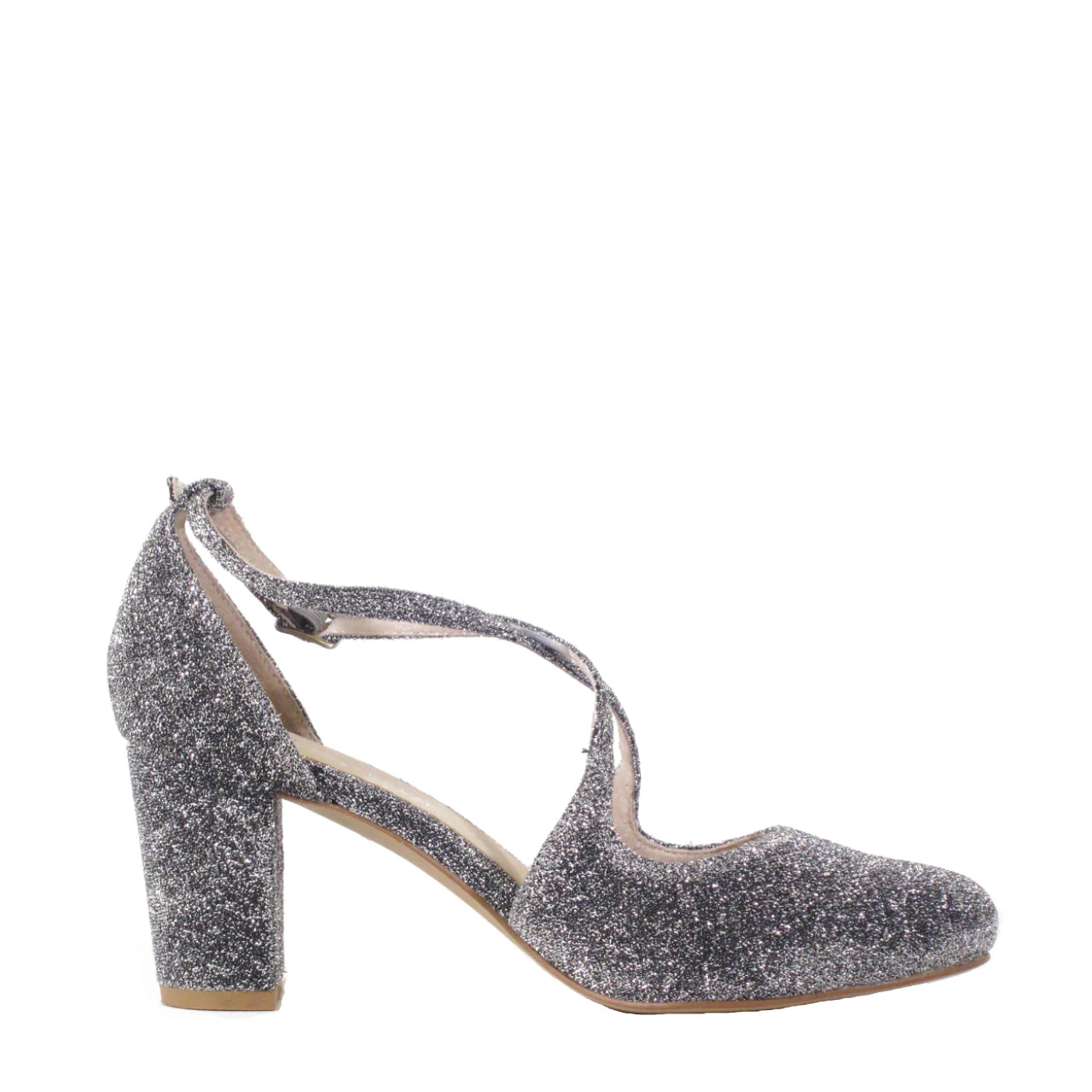 Oren Glitter Mary Jane Heels - Olabens