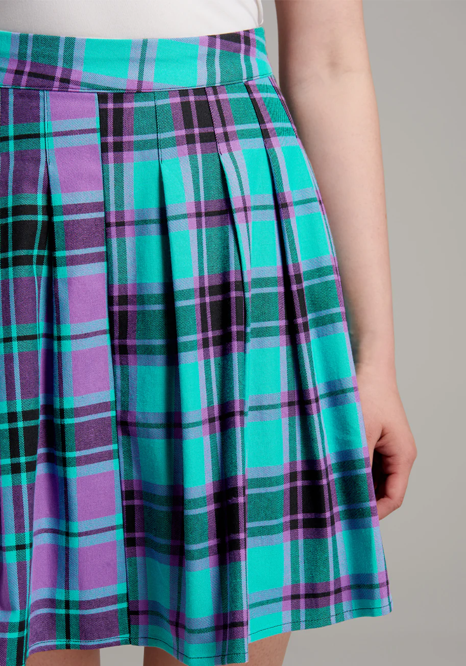 Let's Go Halfsies Mini Skirt - Olabens