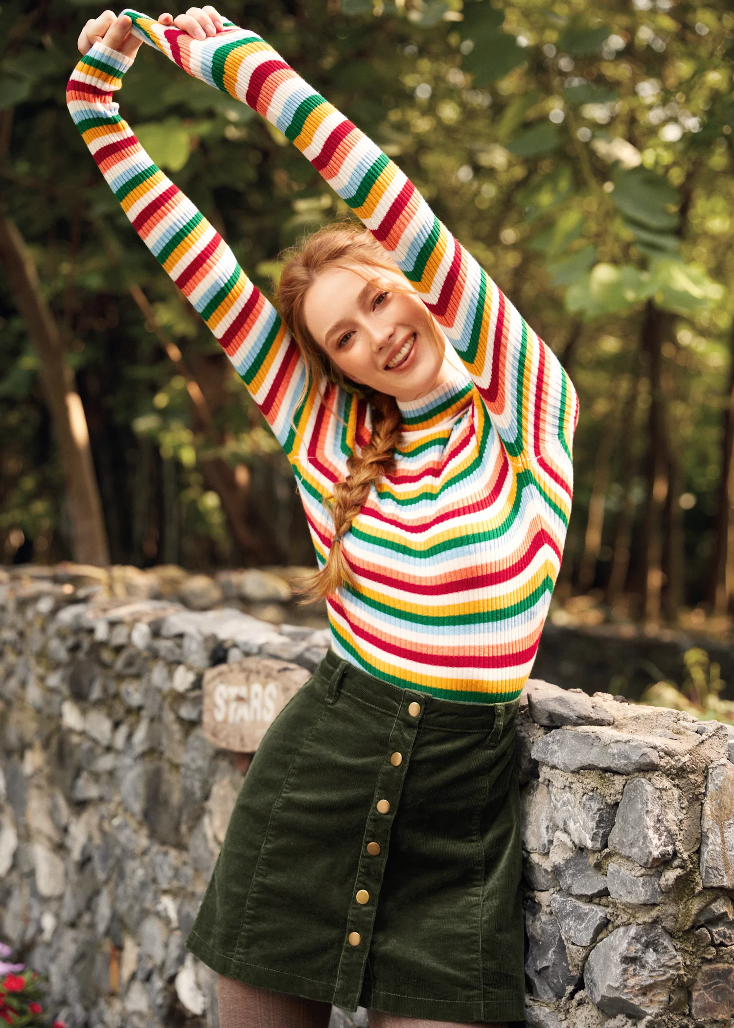 Woodstock Wanderer Ribbed Turtleneck - Olabens