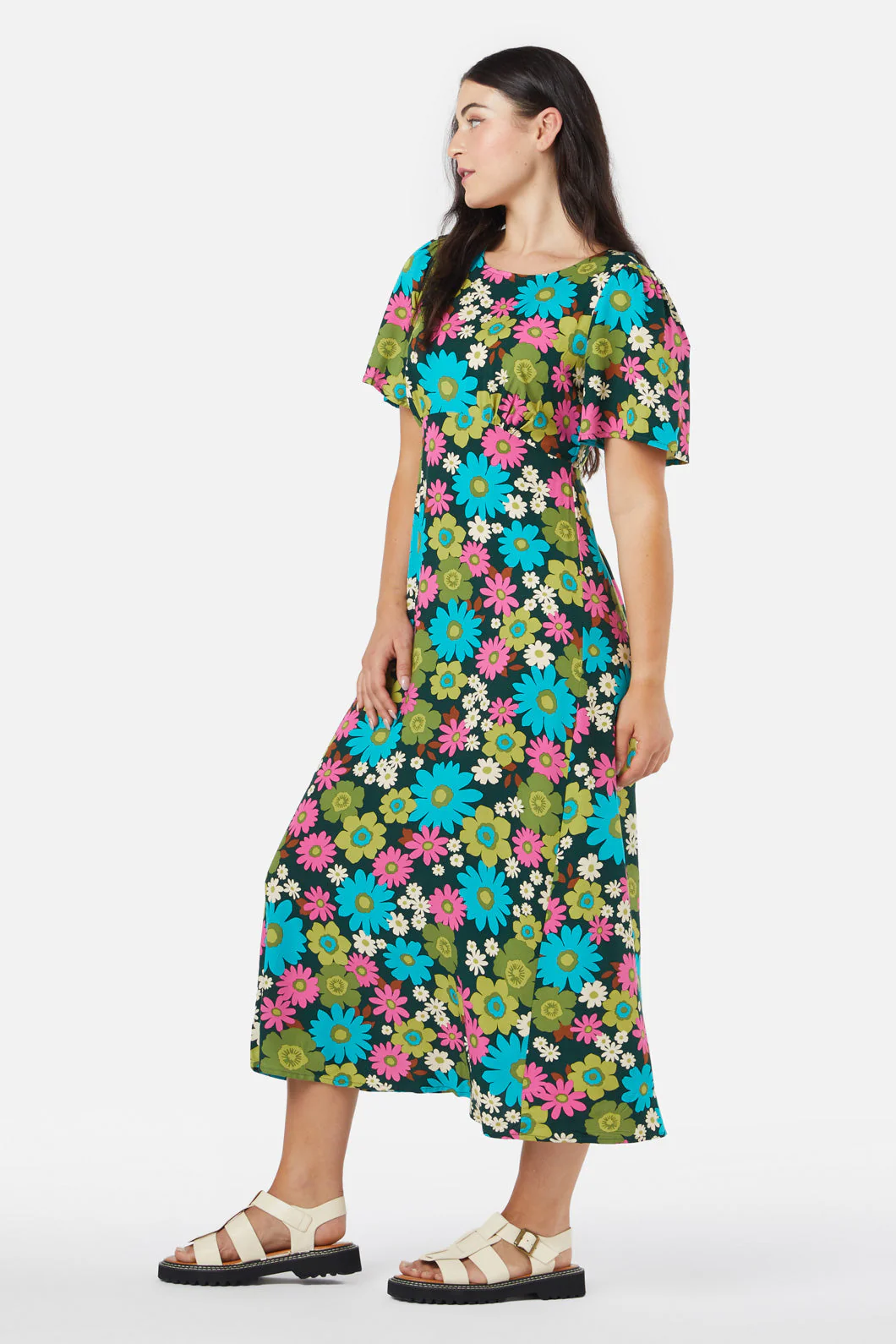 Pattie Floral Maxi Dress - Olabens