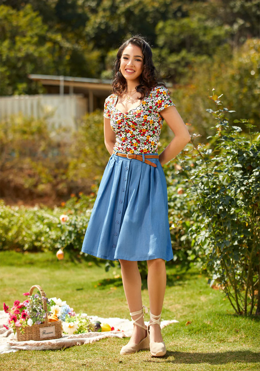 Sweet Thing Square Neck Top - Olabens