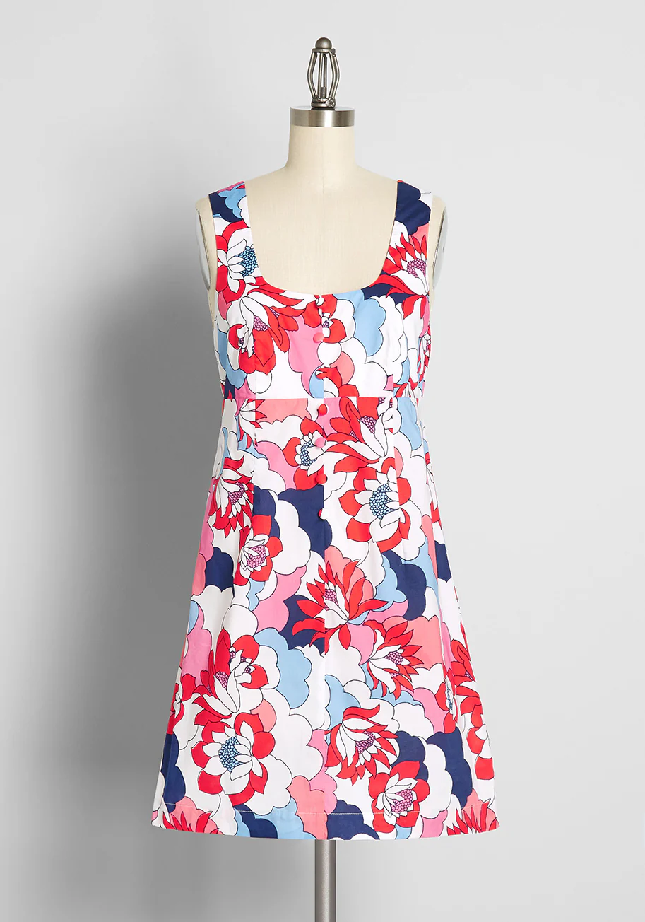 Isnyt x Barbie Retro Repercussions Babydoll Dress - Olabens