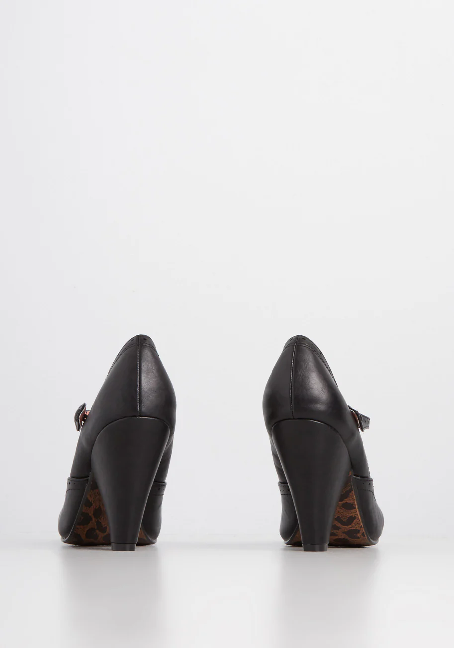 Femme Noir Black Heel - Olabens