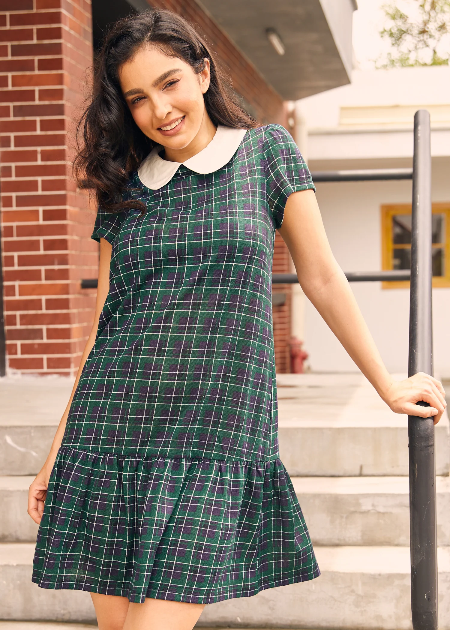 School Days Collared Dress - Olabens