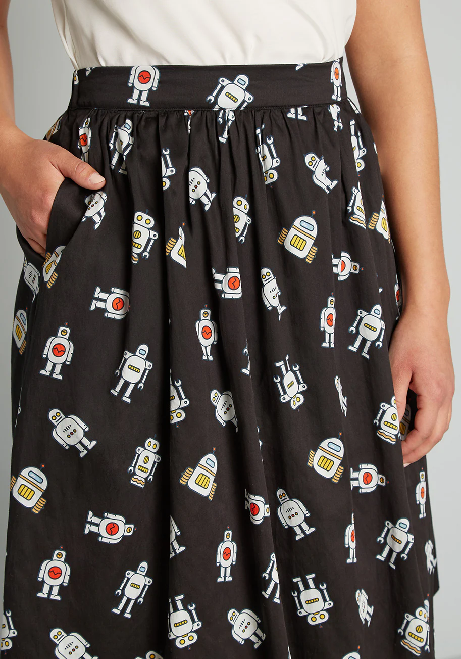 More Than Charming Cotton Skirt - Olabens