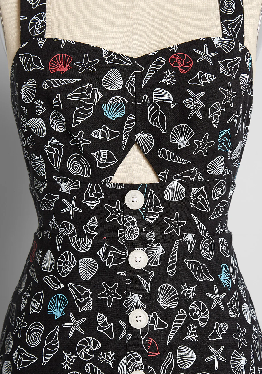 Seashore Spectacular Fit and Flare Dress - Olabens