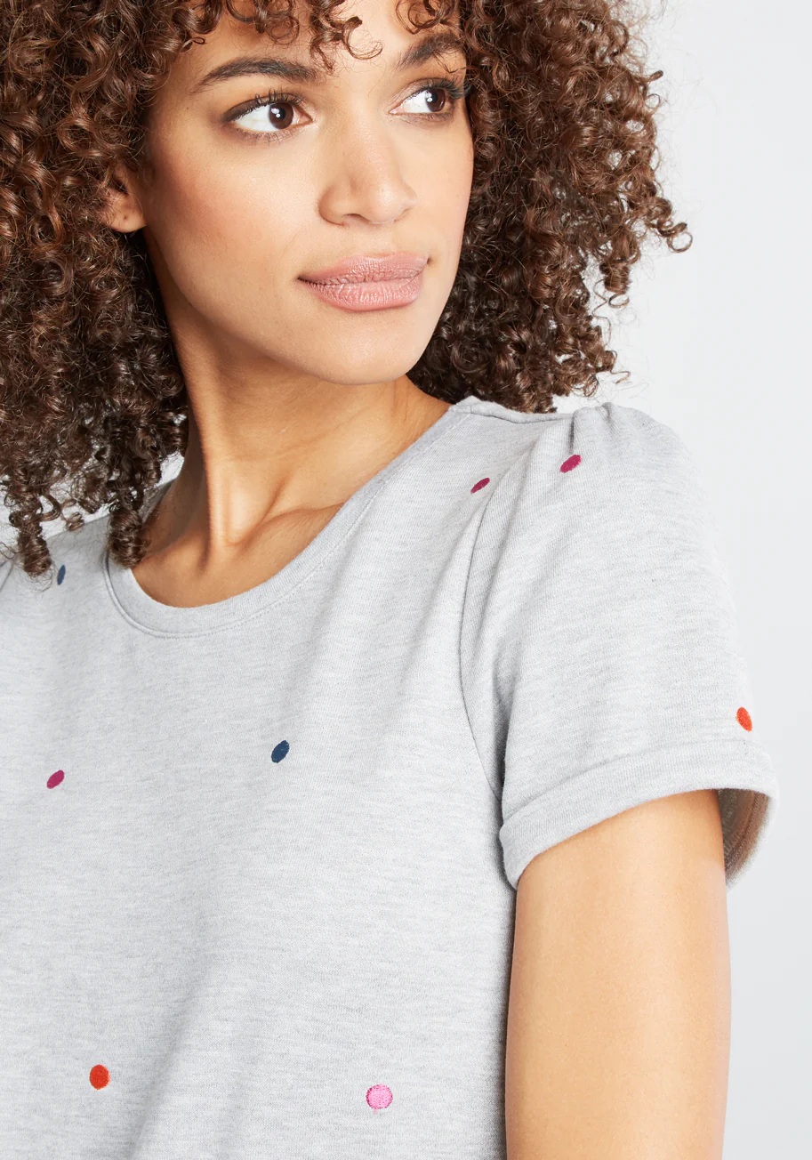 Plan on It Short Sleeve Sweatshirt - Olabens