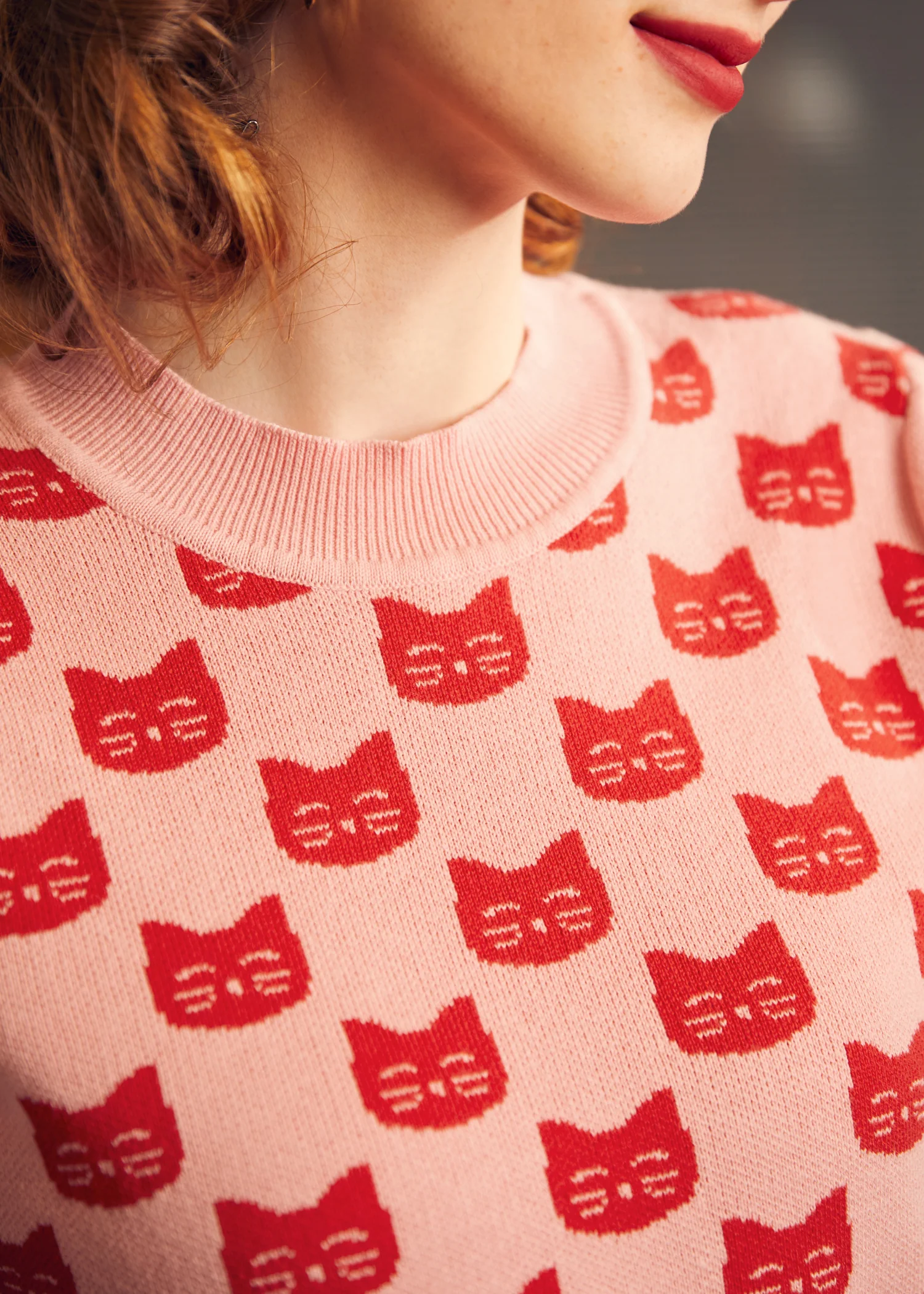 Retro Radiance Puff Shoulder Sweater - Olabens