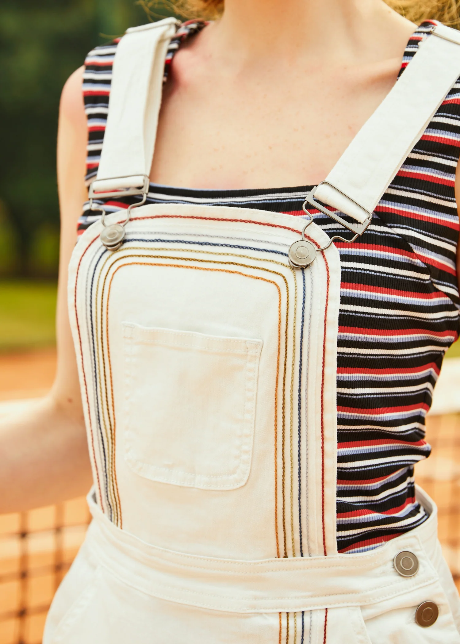 A Posh Picnic Denim Overall Jumper - Olabens