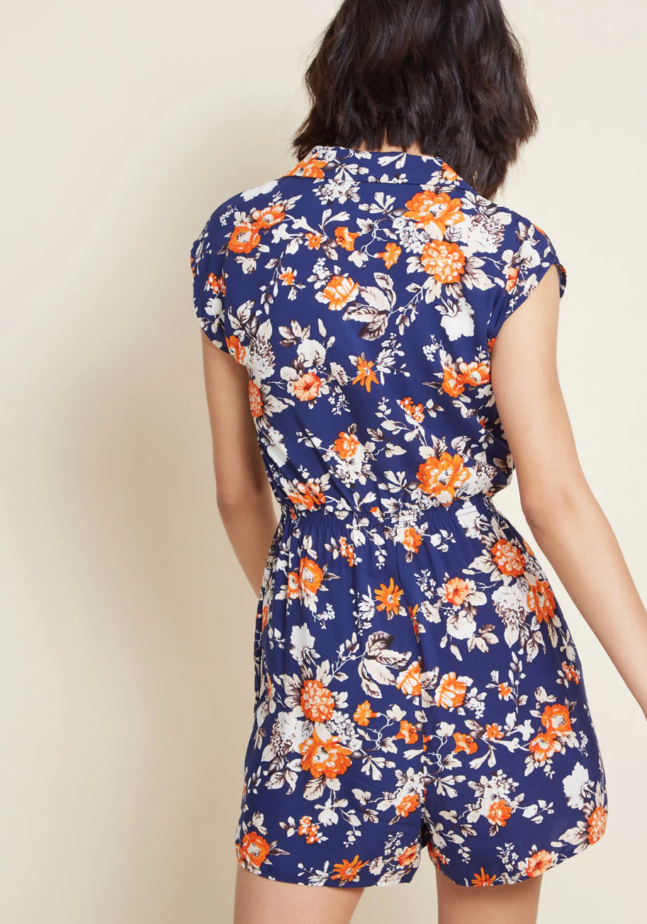 Read It and Steep Romper in Garden - Olabens