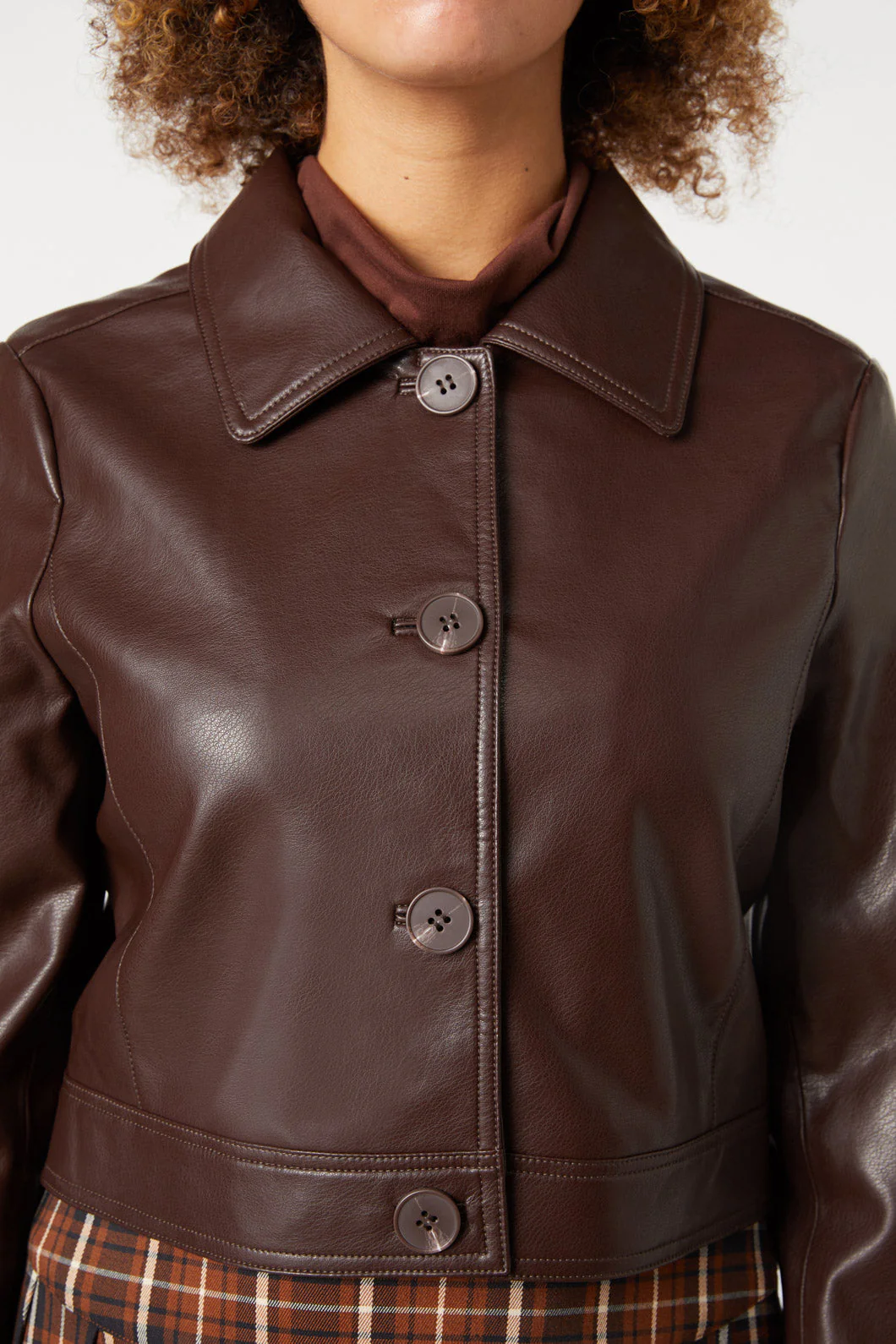 Cassidy Pleather Jacket - Olabens