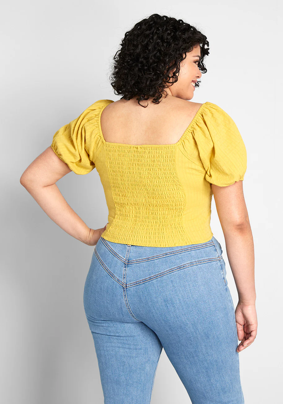 Prairie Much So Puff Sleeve Top - Olabens