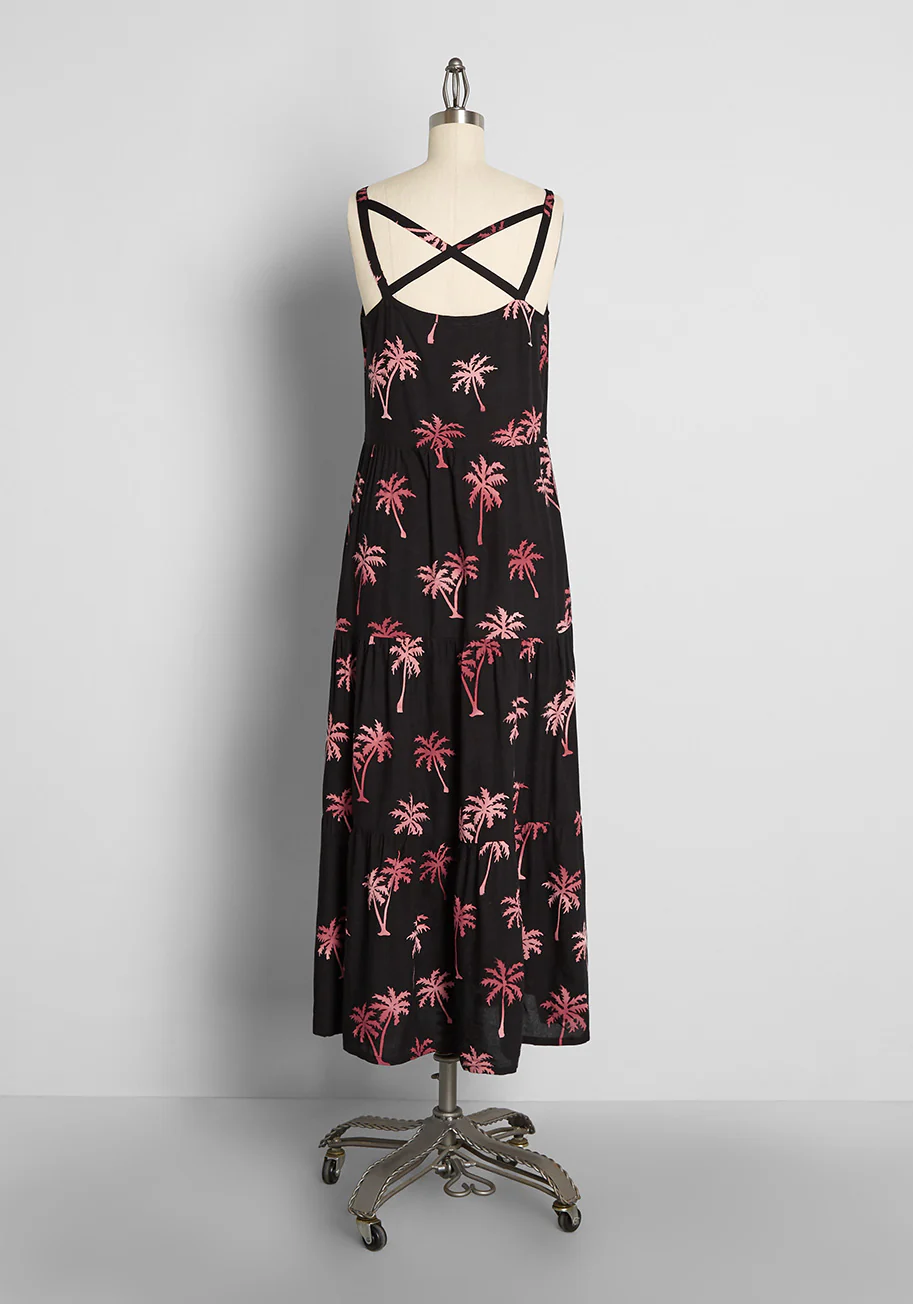 Keep Palm and Carry On Maxi Dress - Olabens