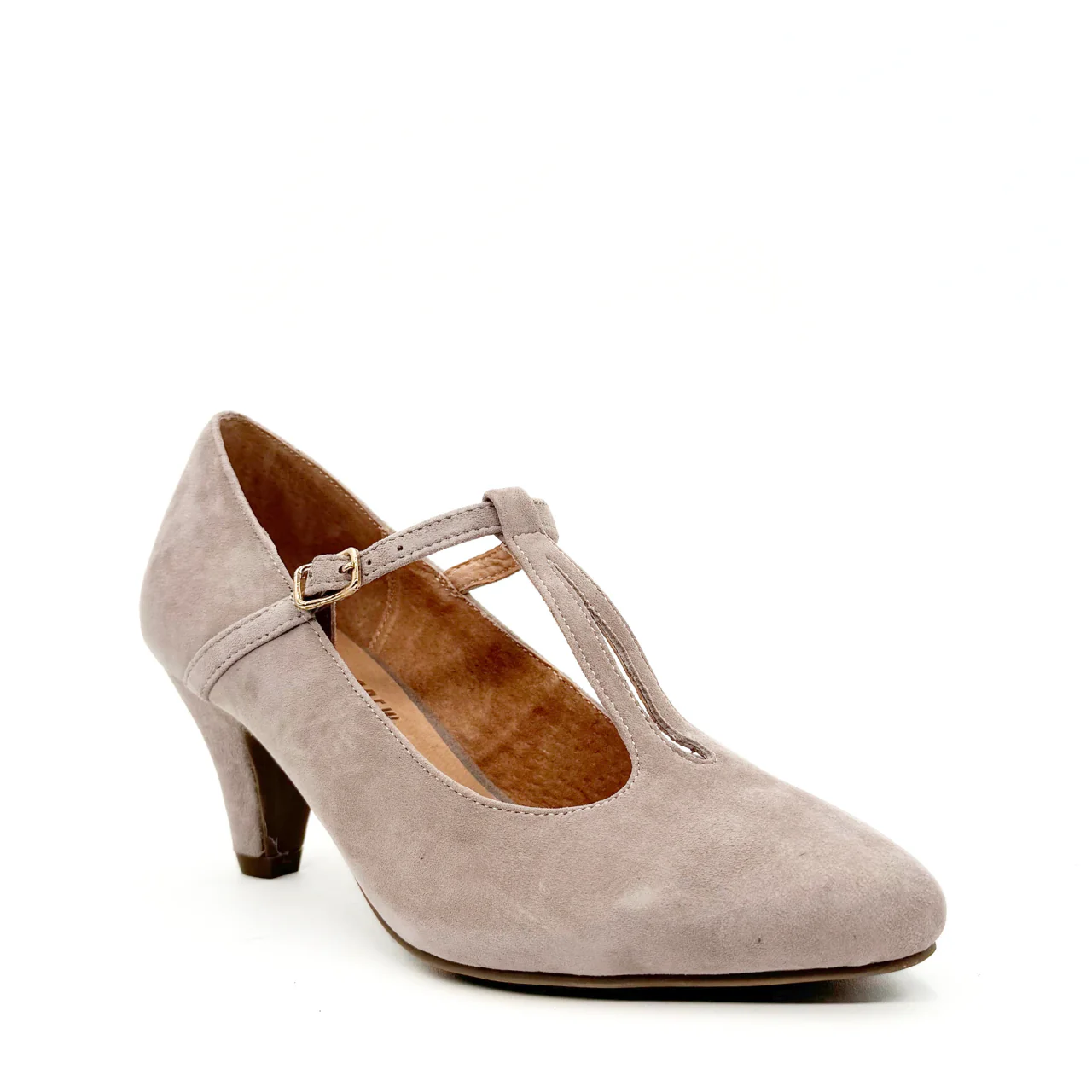 Gin T-Strap Heels - Olabens